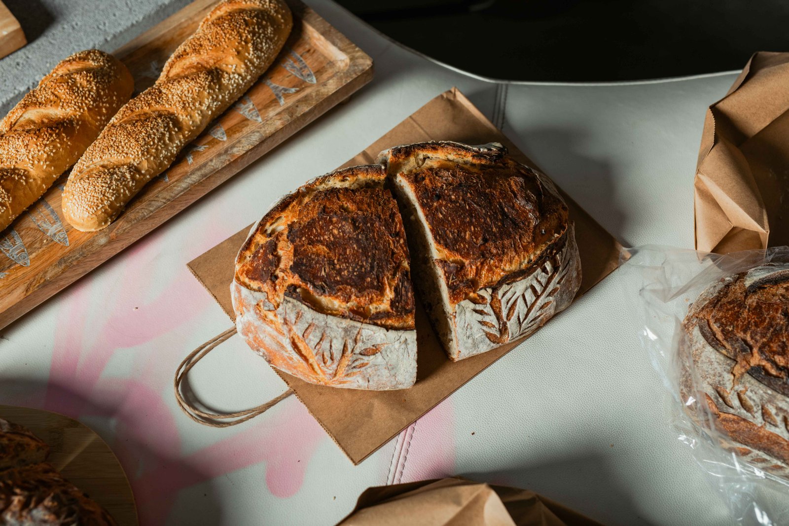 Artisan sourdough bread